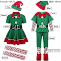 Miniatyrbillede 3 af 5: Elf Kostume til Kvinder, Piger og Damer - Flot Julemandskostume - Perfekt Boy or Men 100 CM