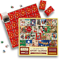 Miniatyrbilde 4 av 6: Julekrybbe Adventskalender puslespill 2023 puslespill 24 dagers nedtelling til julepuslespill Juleleke for barn gaver -Jesus style 70x50cm