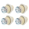 Miniatyrbillede 3 af 5: 4 stk. Halogen Pærebase Sokkel Praktisk G9 Keramisk Lampebase Holder-Perfekt