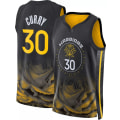 Miniatyrbillede 1 af 2: Mordely City Edition Golden State Warriors 2022-23 Stephen Curry #30 sort voksentrøje til mænd – perfekt M