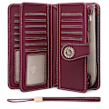 Miniatyrbillede 1 af 6: Dame pung Elegant stilfuld pung Lang pung dame RFID clutch multifunktionel - Perfet