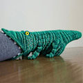 Miniatyrbild 2 av 3: Unisex Julstrumpor med Djurmönster - Snygga Mid-Calf Strumpor - Perfekta Crocodile