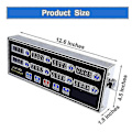 Miniatyrbillede 3 af 5: Kommerciel 8-kanals digitalt køkkentimer, rustfrit stål calculagraph timer med alarm, ur-perfekt