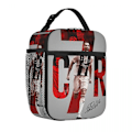 Miniatyrbild 1 av 5: Cristiano Ronaldo Cr7 Isolerad Lunchväska Kylare Lunchbox Isolerad Lunchbox Lunchväska för Kvinnor Barn Skola - Perfekt 13