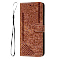 Miniatyrbild 3 av 5: Fodral Kompatibelt med Samsung Galaxy A32 5G Magnetiskt Stänk- och Reptåligt Läder Flipfodral Kompatibelt med Samsung Galaxy A32 5G Fodral - Perfekt Brown
