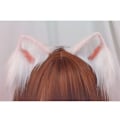 Miniatyrbilde 1 av 6: Gull rød ulv rev animasjon dyr ører beist KC hale ulve ører katt øre pannebånd tilpasset COSPLAY - Perfet 3