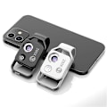 Miniatyrbillede 2 af 5: APEXEL APL-MS002CWH 200X Mobiltelefon HD CPL Makro Linse Mikroskop med LED Lys-Perfekt White