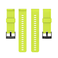 Miniatyrbild 2 av 4: för Suunto 7 enfärgad silikonklockarmband-Perfet Lime Green 0