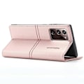 Pikkukuva 4 / 5: Yhteensopiva Samsung Galaxy Note20 Ultra Dream Magneettinen Imu Business Vaakasuora Käännettävä PU-nahkakotelo Pidikkeellä & Korttipaikalla & Lompakolla - Täydellinen Rose Gold