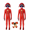 Miniatyrbillede 4 af 5: Poppy Playtime 3 Smiling Critters Rolleleg Bodysuit DogDay Catnap Halloween Kostume Voksen Kostume - Perfekt Dog Day 180