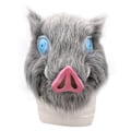 Miniatyrbillede 3 af 4: Demon Slayer Halloween Mask Hashibira Inosuke Pig Head Mask - Perfet