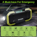 Pikkukuva 10 / 10: 5000 mAh kampiradion vedenpitävä hätäradio aurinkokaiutin - täydellinen green