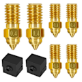 Miniatyrbilde 1 av 5: Kompatibel med 3 V3 SE Dyse Kit, 3D Printer Messing Dyser - Perfekt