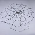 Pikkukuva 4 / 10: Halloweenin LED-hämähäkkiverkkomerkkivalo kaukosäätimellä, 8 eri tilaa mesh ulkotilojen juhlasisustus - täydellinen null - Battery models