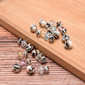 Miniatyrbillede 4 af 6: 10 STK Kvinder Pearl Broche Pin Set Knap Sjal Skjorte Tilbehør - Perfet B-10pcs