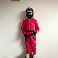 Miniatyrbillede 1 af 4: Børne Squid Game Kostume Onesie - Perfet L