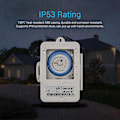Miniatyrbilde 3 av 5: Mekanisk 24-timers tidbryter med IP53-klassifisering Programmerbar elektrisk tidbryterboks AC 100-240V 15 minutters intervall 96 ganger - Perfekt AC100-240V