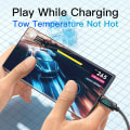 Pikkukuva 10 / 10: USB C - USB C -kaapeli 5A PD-100 W LED-näyttökaapeli Supernopea lataus Type-C -puhelimen nylon 480 Mbps