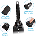 Miniatyrbilde 8 av 8: Isskrape, slitesterk, profesjonell, isskrape, vindusskrape - Perfet black