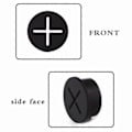 Miniatyrbillede 4 af 4: 10 stk. Fleksible Silikone Bordkabel Grommets - Kabelhul Dæksler - Perfekt Black 25mm