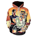 Miniatyrbillede 5 af 5: Efterår 3d Grand Theft Auto Serie Printet Sweatshirt Casual Mode Dame Y2k Hættetrøjer toppe-Perfet DHZ8K231215D 160