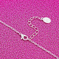 Miniatyrbild 4 av 7: Barbie Crystal Script logotyp halsband-perfet Gold