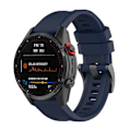 Miniatyrbild 3 av 5: Silikonarmband 26mm för Garmin Fenix 7x/6x/5x Klocka Rem Loop Armband - Perfekt Midnight blue
