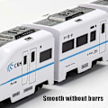 Miniatyrbilde 2 av 3: Elektrisk Universell Simulering Høyhastighets Jernbane Harmony Tog Modell Leketøy for Barn - Perfekt three carriages