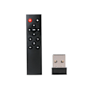 Pikkukuva 1 / 9: 2.4G Air Mouse -kaukosäädin USB vastaanottimella Smart Android TV:lle Box Tietokone PC Kannettava Tuki Linux System- Perfet