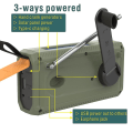 Miniatyrbilde 2 av 5: Bærbar DAB/FM-radio, 4000 mAh Dynamo Solar Radio, Solar Crank Radio, Survival Solar Radio DAB Radio USB-lader med nødalarm - Perfekt