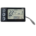 Miniatyrbilde 1 av 5: 24V 36V 48V 60V Vanntett LCD-skjerm S866 Kontrollerpanel Dashbord Elektrisk Sykkeldisplay for El-Perfet