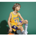Miniatyrbillede 2 af 5: Lakers #23 Lebron James Jersey No.23 Basketball Uniform Sæt Børn / Yellow XXL (155-160cm)