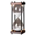 Stort timglas 60 minuter, timglas, regnbågsglastimglas, presenttimglas, för hem, skrivbord, Whit-Perfet