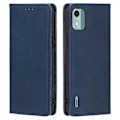 Miniatyrbillede 1 af 5: til Nokia C12 4G/C12 Pro/C12 Plus Magnetisk Lukning Stand Telefon Cover PU Læder Wallet Shell-Perfet Style B