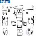 Pikkukuva 3 / 5: Yhteensopiva Alfa Romeo 159 2005- Real hiilikuitu keskikonsolin suojus tarra vaihdepaneelin koristetarra auton sisätilan lisävarusteet - Perfet Headlamp switch RHD