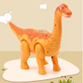 Miniatyrbillede 5 af 5: Simulering Walk Lay Egg Interaktivt dinosaurmodellegetøj med let elektrisk dinosaurlegetøj Luminescent Projection (DP) - Perfet Orange