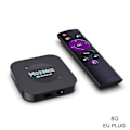 Miniatyrbild 2 av 5: Android TV-box med fyrkantig form, Android 11, mångsidig mediaspelares TV-box för hemmet, sovrummet - perfekt 1G8G EU plug