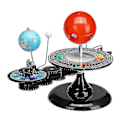 Miniatyrbillede 1 af 4: Solcellesystem Model DIY Globe Jord Sol Måne Orbit Planetarium Uddannelsesmæssigt Legetøj - Perfekt