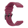 Miniatyrbild 2 av 5: Silikonarmband 26mm för Garmin Fenix 7x/6x/5x Klocka Rem Loop Armband - Perfekt Wine red