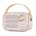 Pikkukuva 1 / 2: Monitoiminen Mini Kannettava FM-Radio Bluetooth-Kaiutin USB TF AUX Sisä- ja Ulkokäyttöön Retro-Design Langaton Kaiutin - Täydellinen Pink