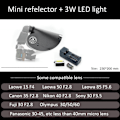 Miniatyrbild 2 av 5: Makro Diffuser Reflektor Mjukt Ljusskydd Kompatibelt med Canon 100 Sony 90 Nikon 105 Objektiv NYTT-Perfekt Mini Reflector Set