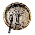 Pikkukuva 1 / 6: Tree Of Life Shaman Drum Käsintehty siperialainen rumpu käsityö