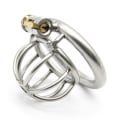 Miniatyrbilde 6 av 9: Rustfritt stål Metall Hanne Chastity Cage Device Restraint Spike - Perfet 45mm