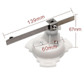Miniatyrbillede 5 af 5: 52mm Marin Rorposition Indicator Vandtæt Rød Baggrundsbelysning med 0-190 Ohm Ror-Parringssensor 12v/24vd til Marin Yacht-Perfet BN-sensor