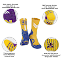 Miniatyrbillede 3 af 5: Basketballstrømper, 3-pak polstrede sportsstrømper Crew Socks til mænd og kvinder - Perfekt style3726