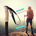 Miniatyrbillede 4 af 5: Trekkingstave 2 stk Teleskopiske vandrestave Aluminium Nordic Pol- Perfet