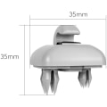 Pikkukuva 5 / 9: 2kpl sisävarjostimen koukkukiinnike Audi A1 A3 A4 A5 Q3 Q5 (8E0 857 562) A7 B6 B7 B8 S4 S5 aurinkovarjoteline Auton sisäosat Harmaa- Perfet