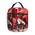 Miniatyrbild 1 av 5: Cristiano Ronaldo Cr7 Isolerad Lunchväska Kylare Lunchbox Isolerad Lunchbox Lunchväska för Kvinnor Barn Skola - Perfekt 4
