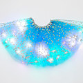 Miniatyrbillede 5 af 5: Kvindes Led Skørt Lys Op Stjerne Dance Skørter Lagdelt Ballet Tutus Elastisk Mesh Tulle Mini Skørt Party Karneval Kostume-Perfet Bleu