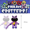 Miniatyrbillede 3 af 5: Poppy Playtime Huggy Wuggy Catnap Plys Smilende Critters Legetøj Dukke Børnegaver-Perfekt Cat Nap 25cm